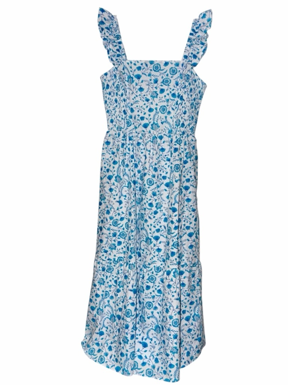 Draper James Blue Floral Maxi Sundress Size Medium Never Worn - Picture 4 of 7